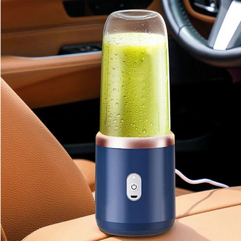 USB Charging Fruit Squeezer Blender 6 Blade Mini Juicer Cup Extractor Smoothie Food Mixer Ice Crusher Portable Machine Juicer