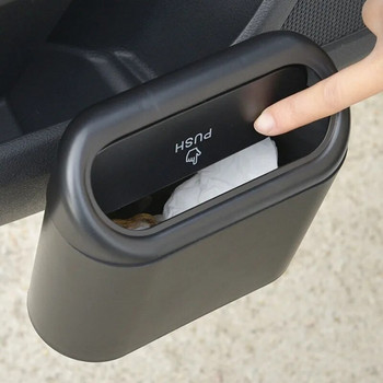 Квадратно кошче за боклук Автомобилни интериорни аксесоари за кола Висящо кошче за боклук Кошче за боклук на превозно средство Калъф за прах Кутия за съхранение