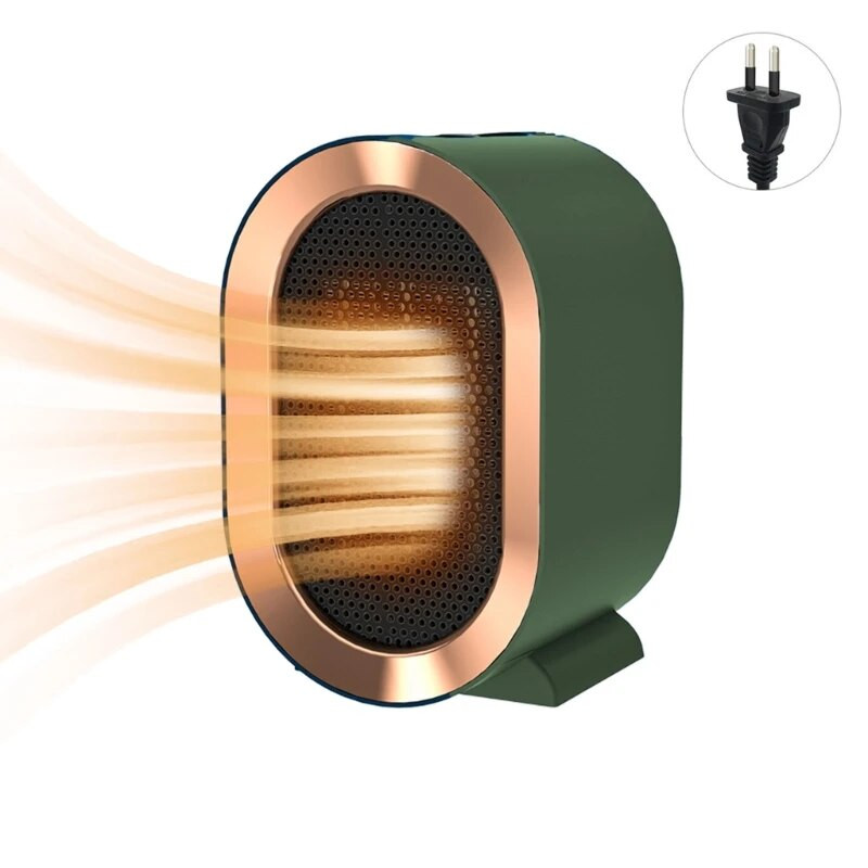 Keramička električna grijalica s brzim zagrijavanjem, mala grijalica s 2 stupnja prijenosa, prijenosna grijalica s ventilatorom za kućnu upotrebu u zatvorenom prostoru