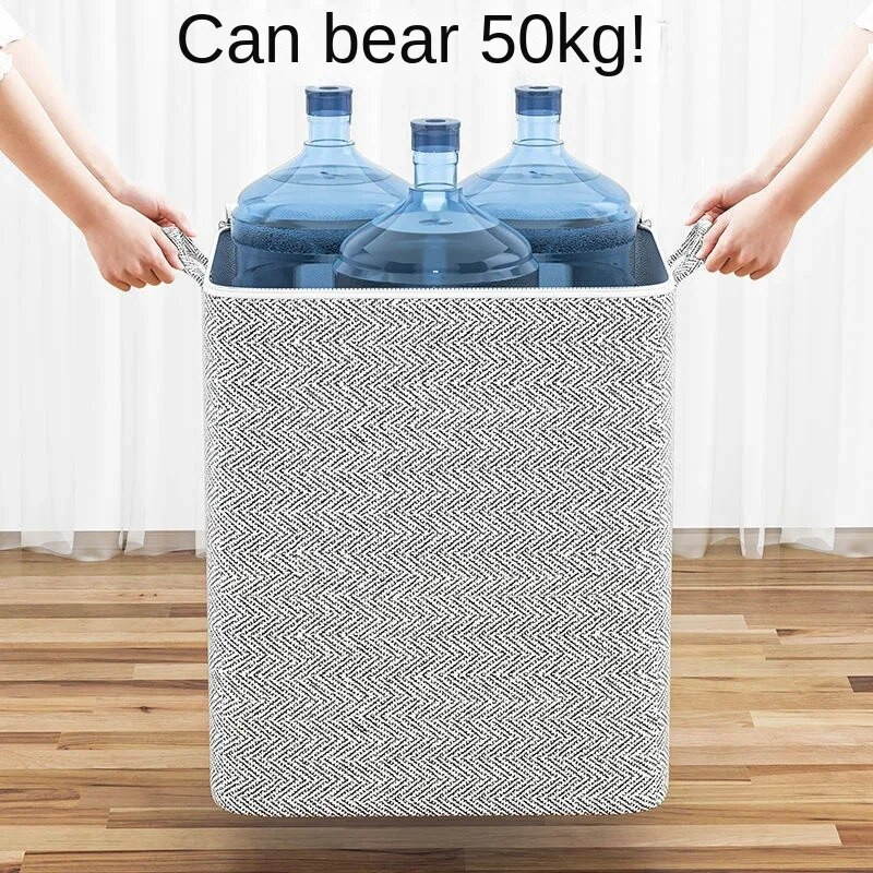 Τσάντα αποθήκευσης παπλώματος σπιτιού μεγάλης χωρητικότητας ρούχων τσάντα αποθήκευσης πάπλωμα μετακίνησης σαλονιού υπνοδωμάτιο πάπλωμα ταξινόμησης καλάθι αποθήκευσης