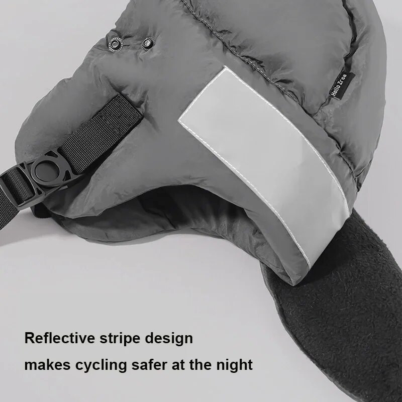 Nova zimska jakna za 2023. Pamučna kapa s naušnicama za muškarce Žene otporne na vjetar Termo skijaška kapa s maskom Muške biciklističke bomber šešire