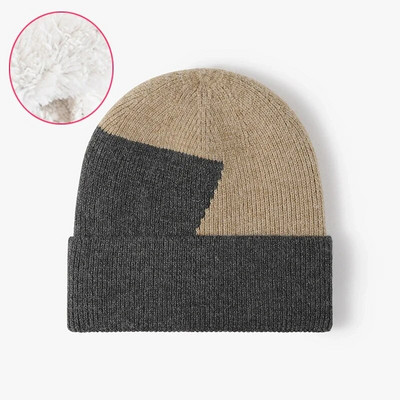 Új uniszex téli sapka polár bélés meleg sapka Puha sapka férfiaknak női kültéri vastag sísport kötött sapka Skull Gorro