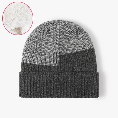 Új uniszex téli sapka polár bélés meleg sapka Puha sapka férfiaknak női kültéri vastag sísport kötött sapka Skull Gorro