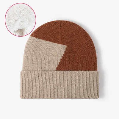 Új uniszex téli sapka polár bélés meleg sapka Puha sapka férfiaknak női kültéri vastag sísport kötött sapka Skull Gorro