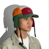 2023. Zimska bejzbol kapa s naušnicama s kratkim obodom za muškarce, žene, korejska topla debela bombaška kapa od polarnog flisa, pilotska kapa u kontrastnoj boji