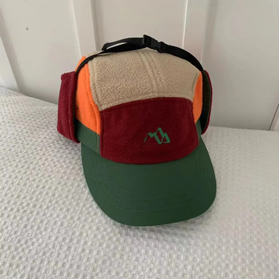 2023. Zimska bejzbol kapa s naušnicama s kratkim obodom za muškarce, žene, korejska topla debela bombaška kapa od polarnog flisa, pilotska kapa u kontrastnoj boji