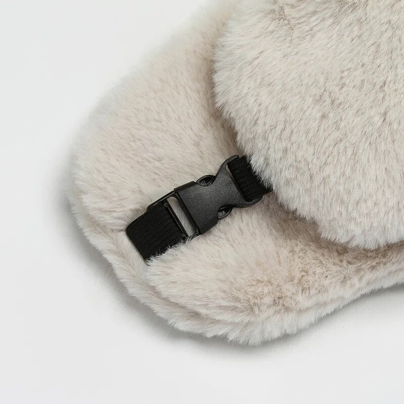 Zimska biciklistička skijaška kapa Topli štitnici za uši od debljeg plišanog šešira s ušima za muškarce i žene od umjetnog krzna kapa otporna na vjetar Ruska bombaška kapa