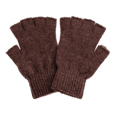 Triibulised triibulised unisex ühesuurused sõrmedeta kindad gooti kudumine sõrmedeta kindad talvel soojad elastsed mugavad kindad