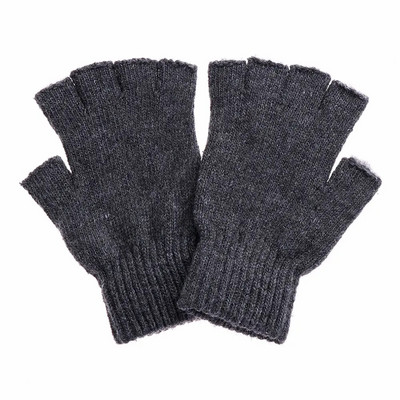 Triibulised triibulised unisex ühesuurused sõrmedeta kindad gooti kudumine sõrmedeta kindad talvel soojad elastsed mugavad kindad