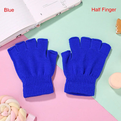 Triibulised triibulised unisex ühesuurused sõrmedeta kindad gooti kudumine sõrmedeta kindad talvel soojad elastsed mugavad kindad