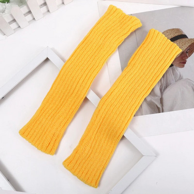 Y2k Γάντια χωρίς δάχτυλα Γυναικεία γάντια anime Γυναικεία πλεκτά γάντια μπράτσο Winter Warmers Japanese Goth Ankle μανίκια Harajuku