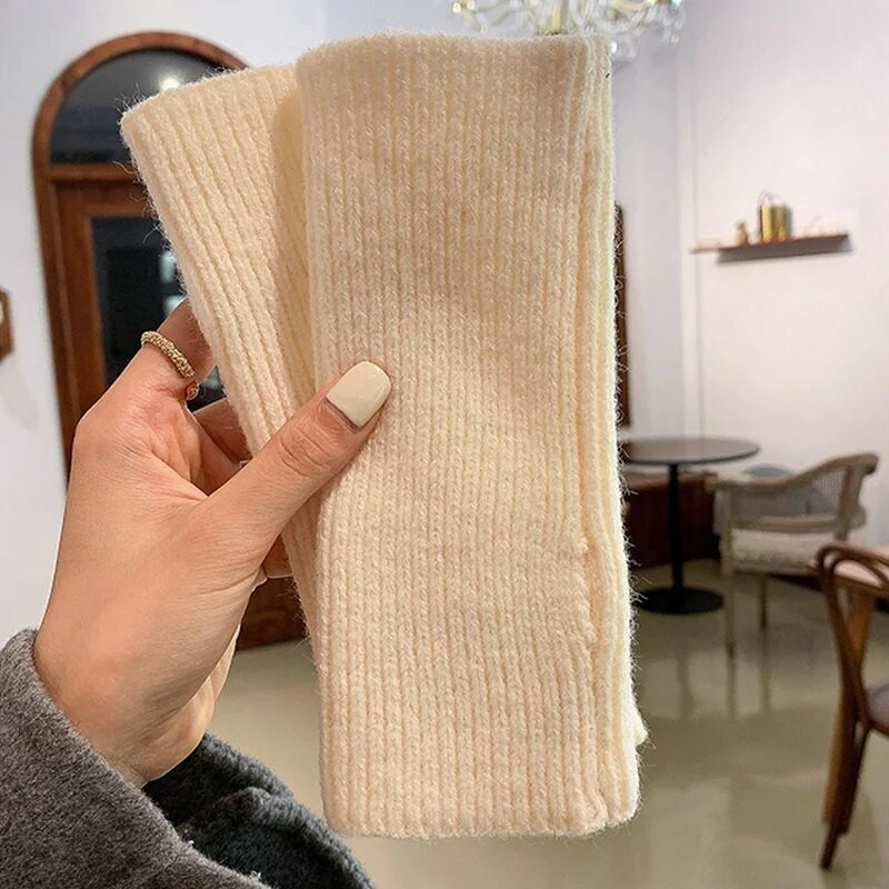 Új női ujjatlan kesztyűk kötött ujjatlan ujjak téli karmelegítő punk gótikus barkács kötőkesztyű Y2K lányok tömör kesztyűk kar ujjak