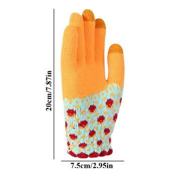 Γυναικεία πλεκτά γάντια χειμωνιάτικα γάντια πλήρους δακτύλου Οθόνη αφής εξωτερικού χώρου Χειμώνας ζεστά χοντρά μάλλινα γάντια σκι Γάντια Unisex