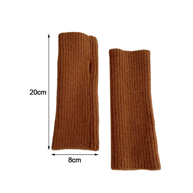 Γάντια χωρίς δάχτυλα Γυναικεία γάντια anime Γυναικεία πλεκτά γάντια μπράτσο Winter Warmers Japanese Goth Ankle μανίκια καρπού Harajuku Y2k