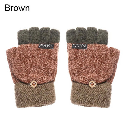 Ziemas silti, biezinoši vilnas cimdi, trikotāžas, apgriežami bez pirkstiem, elastīgi, atklāti pirksti, biezi dūraiņi vīriešiem sievietēm