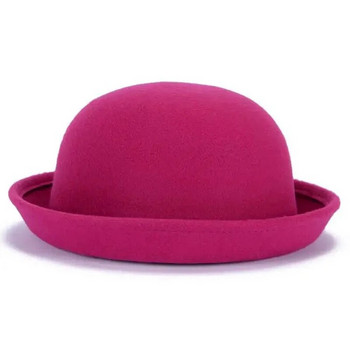 Καπέλο Fedora Γυναικείο καπέλο από τσόχα άνοιξη Χειμώνας Ζεστό Rumbling Over Top Hat
