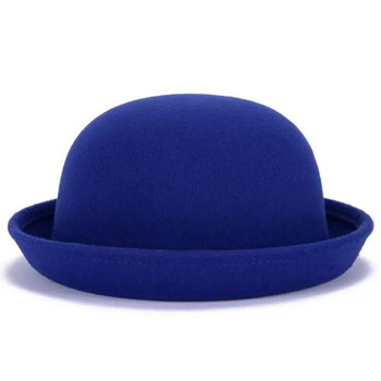 Καπέλο Fedora Γυναικείο καπέλο από τσόχα άνοιξη Χειμώνας Ζεστό Rumbling Over Top Hat