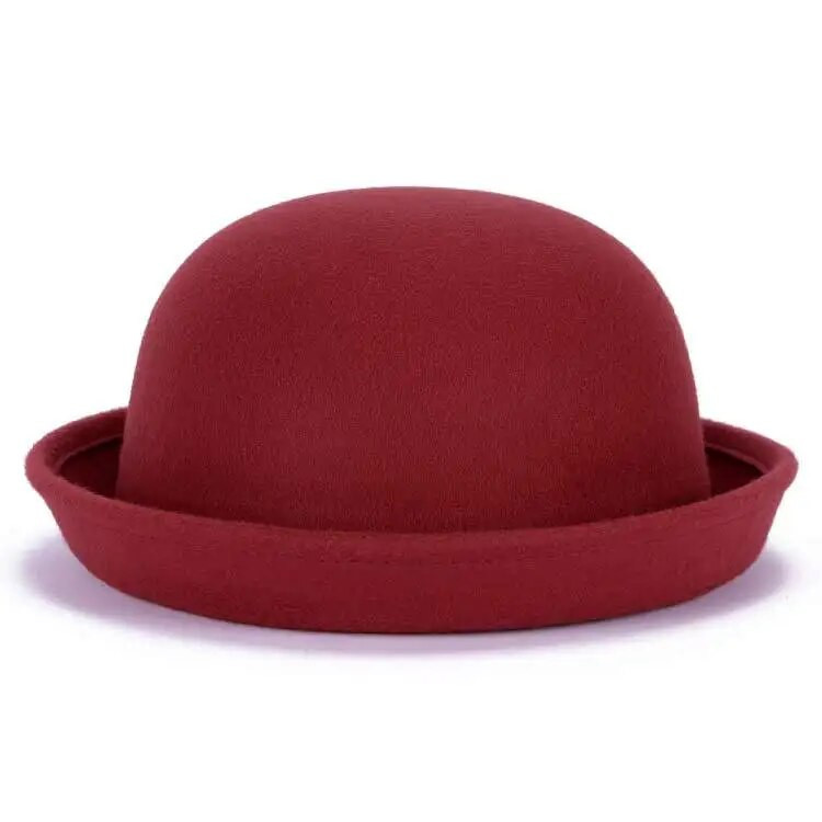 Fedora šešir Ženski proljetni šešir od filca Zimski topli šešir koji šumi preko cilindra