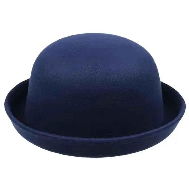 Fedora šešir Ženski proljetni šešir od filca Zimski topli šešir koji šumi preko cilindra