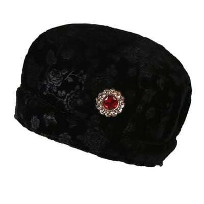 Γυναικείες Φθινοπωρινά Χειμώνα ζεστά καπέλα λεκάνης Μεσήλικας και ηλικιωμένη Μητέρα γιαγιά Μόδα Φιόγκος Πλεκτό Καπέλο Κάδο Γυναικεία Κομψά καπέλα