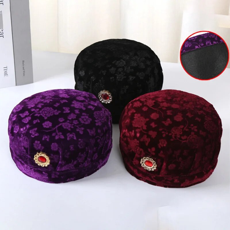 Γυναικείες Φθινοπωρινά Χειμώνα ζεστά καπέλα λεκάνης Μεσήλικας και ηλικιωμένη Μητέρα γιαγιά Μόδα Φιόγκος Πλεκτό Καπέλο Κάδο Γυναικεία Κομψά καπέλα