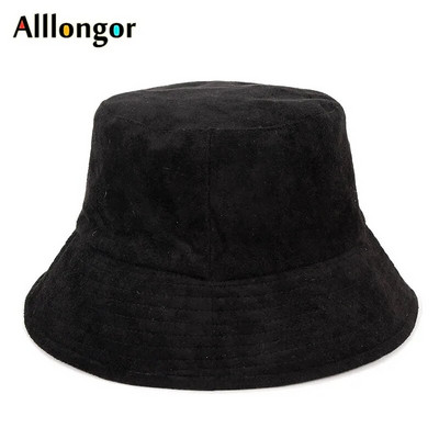 Novi zimski topli gorro pescador chapeau 2023. Fuzzy korejski šešir s kantom Ženska ribarska kapa Ribarski šeširi Ženski Crni Crveni Žuti