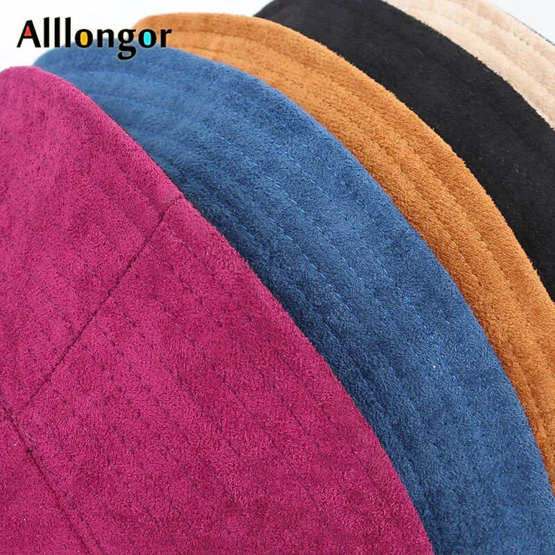 Novi zimski topli gorro pescador chapeau 2023. Fuzzy korejski šešir s kantom Ženska ribarska kapa Ribarski šeširi Ženski Crni Crveni Žuti