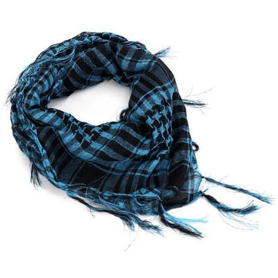 Καρό Tactical Desert Scarf Tassel Headband Muslim Hijabs Arab Men Keffiyeh Πολυλειτουργικό τετράγωνο εξωτερικό χειμερινό μαντήλι στο κεφάλι