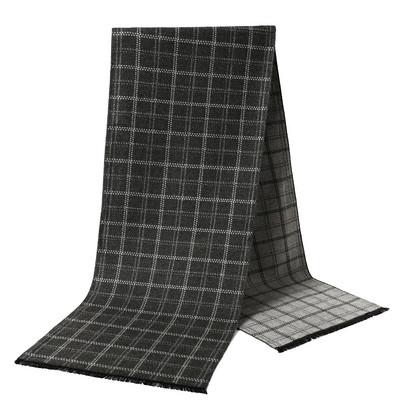 Modni pašmina omoti šal Jesen Klasični karirani ručnik za plažu Zimski debeli 180X33CM šalovi Muški poslovni topli šalovi od kašmira