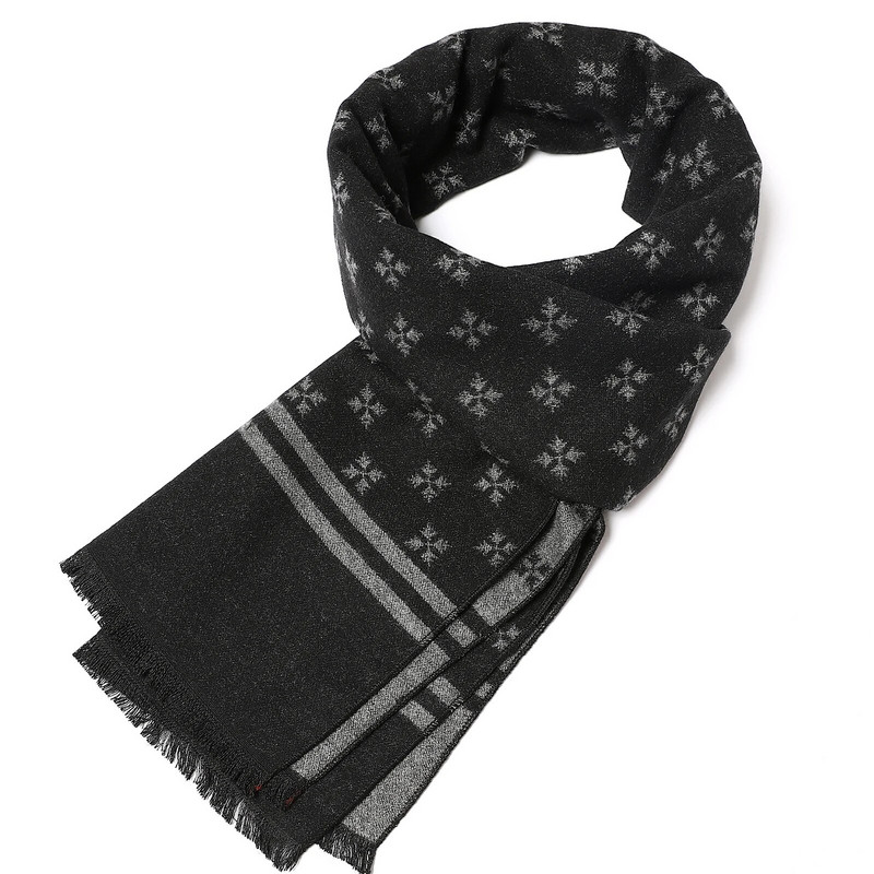 Modni pašmina omoti šal Jesen Klasični karirani ručnik za plažu Zimski debeli 180X33CM šalovi Muški poslovni topli šalovi od kašmira