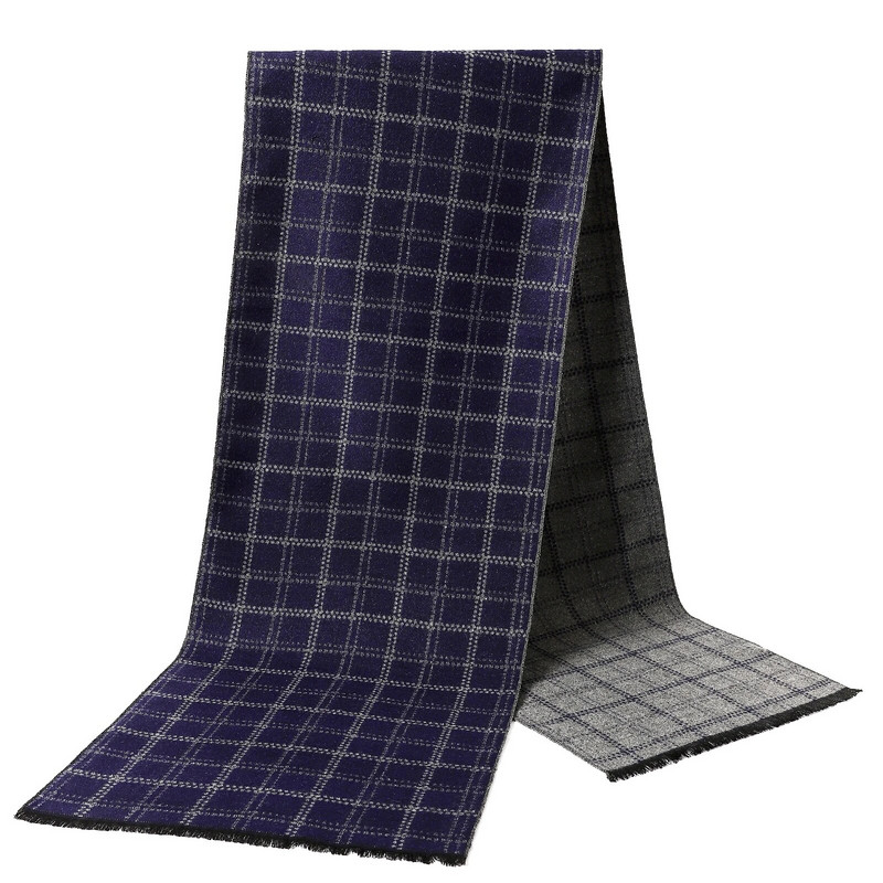 Modni pašmina omoti šal Jesen Klasični karirani ručnik za plažu Zimski debeli 180X33CM šalovi Muški poslovni topli šalovi od kašmira