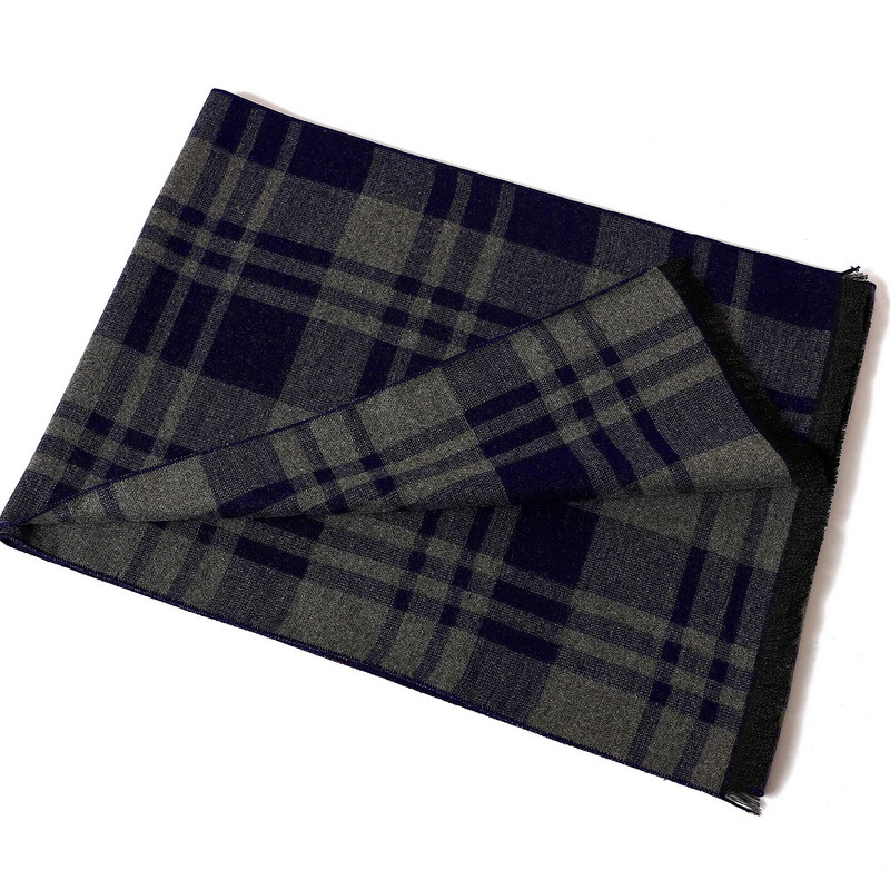 Φθινοπωρινό χοντρό 180Χ33 εκ. Πετσέτα θαλάσσης Ανδρικά επαγγελματικά τυλίγματα Κασκόλ Μόδα καρό Ζεστό κασμίρ Κασκόλ Χειμερινά κλασικά σάλια πασμίνας