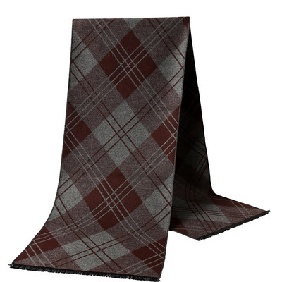Zimski debeli omoti Ručnik za plažu Modni 180X33CM Jesenski šalovi Klasični karirani pašmina Topli šal Muški poslovni šalovi od kašmira