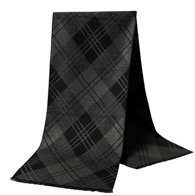 Zimski debeli omoti Ručnik za plažu Modni 180X33CM Jesenski šalovi Klasični karirani pašmina Topli šal Muški poslovni šalovi od kašmira