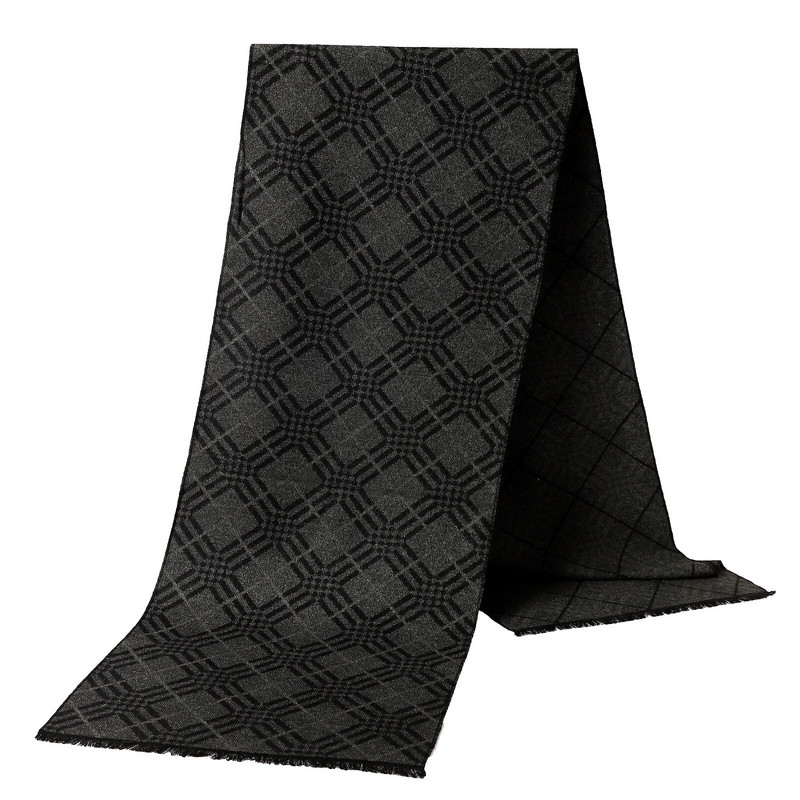 Zimski debeli omoti Ručnik za plažu Modni 180X33CM Jesenski šalovi Klasični karirani pašmina Topli šal Muški poslovni šalovi od kašmira