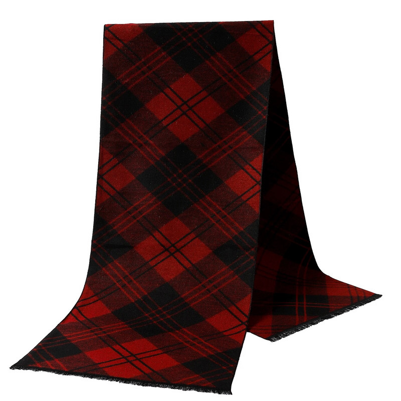 Zimski debeli omoti Ručnik za plažu Modni 180X33CM Jesenski šalovi Klasični karirani pašmina Topli šal Muški poslovni šalovi od kašmira