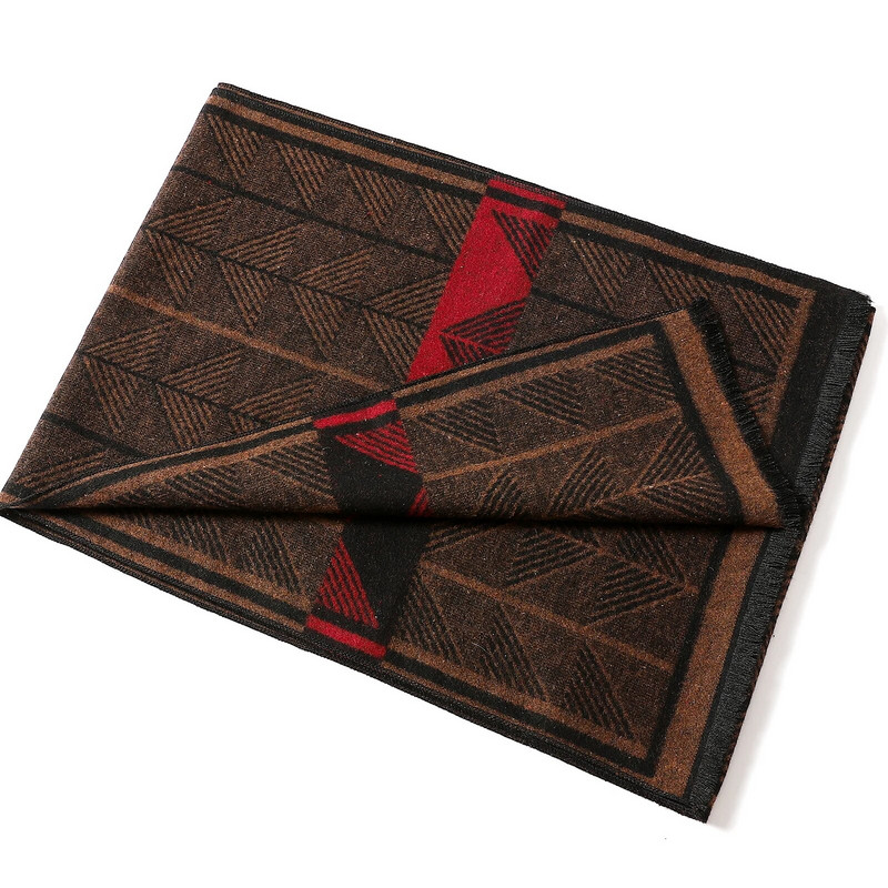 Rudens klasiskās Pashmina Šalles Vīriešu Biznesa Kašmira Šalles Luksusa Biezas 180X33CM Pludmales Dvielis Ziemas Modes Plaids Silts Šalle