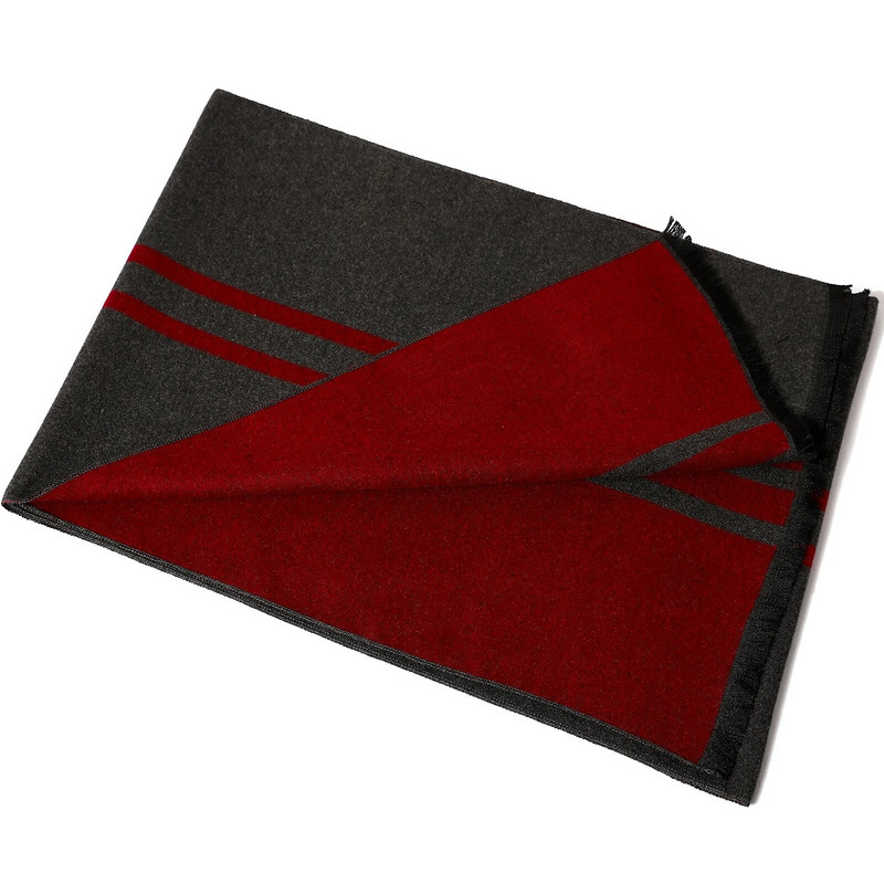 Rudens klasiskās Pashmina Šalles Vīriešu Biznesa Kašmira Šalles Luksusa Biezas 180X33CM Pludmales Dvielis Ziemas Modes Plaids Silts Šalle