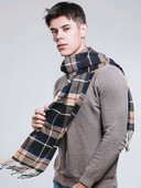 Modni zimski šal Ženski topli karirani šal Muški šalovi od kašmira od pašmine, dugi šal, omotana deka Drop dostava