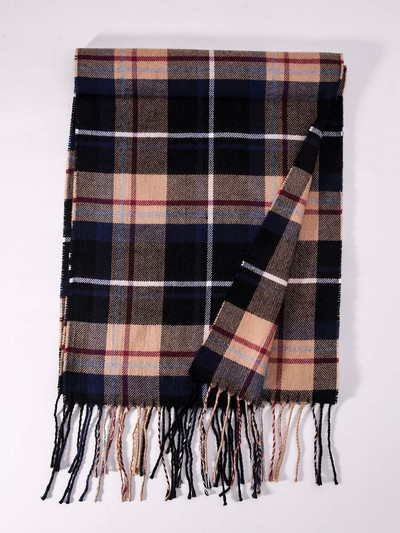 Modni zimski šal Ženski topli karirani šal Muški šalovi od kašmira od pašmine, dugi šal, omotana deka Drop dostava