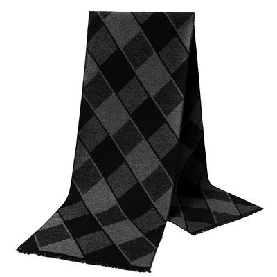 Őszi klasszikus pashmina kendők téli divat kockás meleg sál férfi üzleti kasmír sálak luxus vastag 180x33 cm strandtörölköző