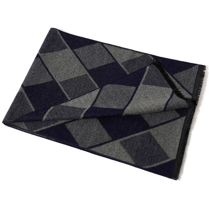 Őszi klasszikus pashmina kendők téli divat kockás meleg sál férfi üzleti kasmír sálak luxus vastag 180x33 cm strandtörölköző