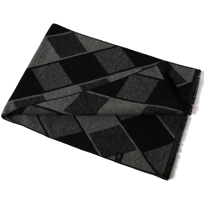 Őszi klasszikus pashmina kendők téli divat kockás meleg sál férfi üzleti kasmír sálak luxus vastag 180x33 cm strandtörölköző