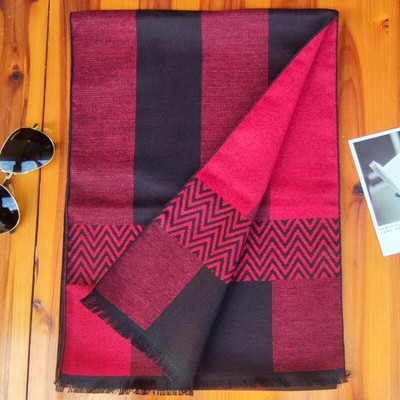 2023. gada jauns modes rūtains vīriešu šalles rudens ziemas pašmina biezs, silts kašmira lakats Vīriešu biznesa garais aptinums klasiskā šalle