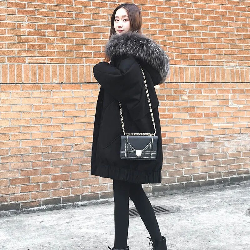 Χειμερινά παλτό εγκυμοσύνης Γιακάς από ψεύτικη γούνα με κουκούλα Parka εγκυμοσύνης Έγκυος Ζεστά ρούχα Γυναικεία μπουφάν και παλτό