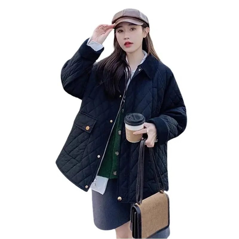 Χειμερινά παλτό εγκυμοσύνης 2023 Κορεάτικο στιλ Preppy Μακρυμάνικο γυριστό γιακά με φερμουάρ Fly Έγκυος γυναίκα Fleece μπουφάν Ζεστό