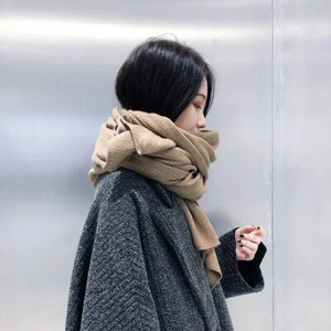 Pleteni jednobojni šal od imitacije kašmira Žene Muškarci Zimski elegantni šal Pashmina Bandana Mujer Muški Bufanda Hidžab Umotani šal