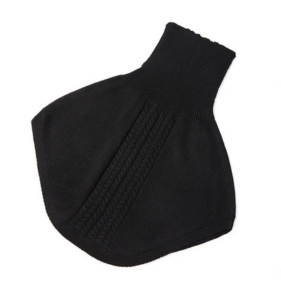 Ženski vuneni pleteni šal s prstenom Zimska dolčevita marama Topla mekana kratka ogrtača od kašmira Korejska modna lažna kragna Djevojka