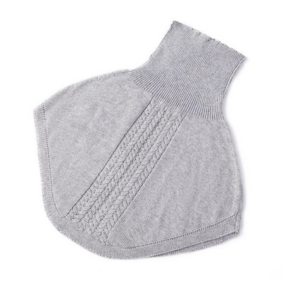 Ženski vuneni pleteni šal s prstenom Zimska dolčevita marama Topla mekana kratka ogrtača od kašmira Korejska modna lažna kragna Djevojka