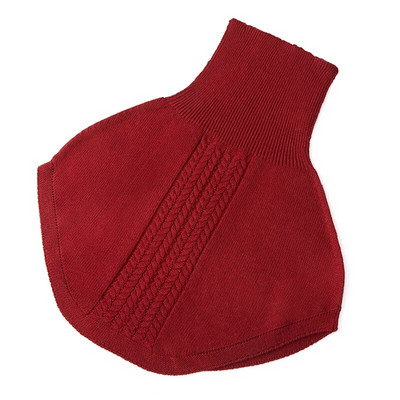 Ženski vuneni pleteni šal s prstenom Zimska dolčevita marama Topla mekana kratka ogrtača od kašmira Korejska modna lažna kragna Djevojka